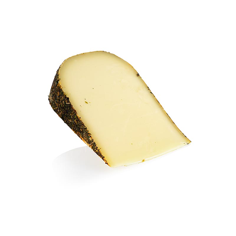 Sauvage et floral, fromage a pate dure aux ecorces de fleurs, lait de vache, fromage Kober - environ 200 g - vide