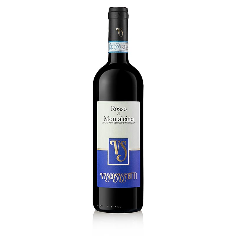 2020 Rosso di Montalcino, sec, 14% vol., Vasco Sassetti - 750ml - Bouteille