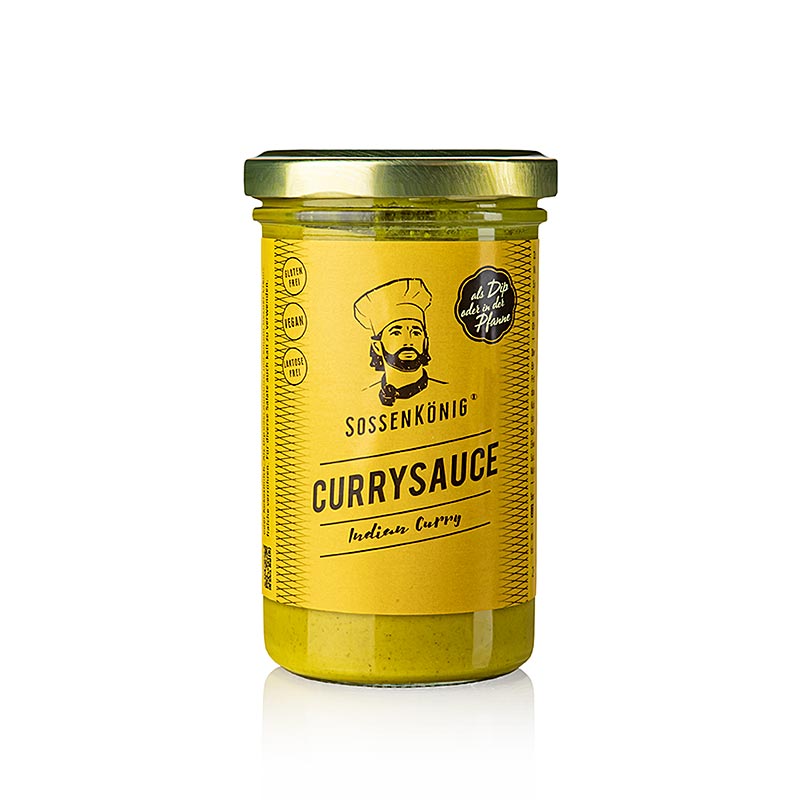 Sauce King - Curry Indien, sauce prete a cuisiner - 250 ml - Verre