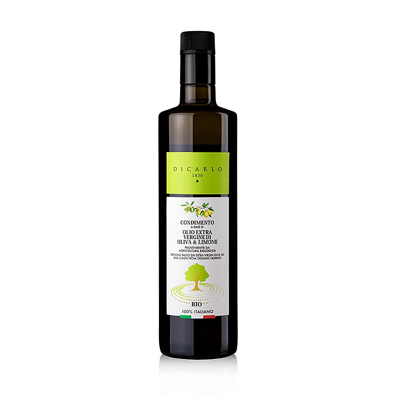 Natives Olivenöl Extra Oil EVO Di Carlo, mit Zitrone, BIO - 750 ml - Flasche