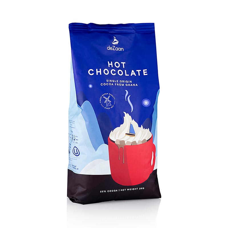 Chocolat chaud - chocolat a boire en poudre, deZaan - 2 kg - sac