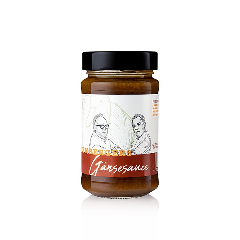 Eisenbergers gåssauce, krydret med rødvin, vintersæson - 225 ml - Glas