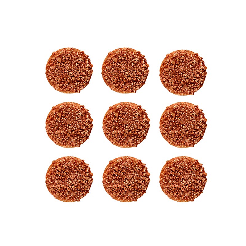 Decoration pour chocolat Crumble Bronze, Dobla (77764) - 369g, 486 pieces - Papier carton