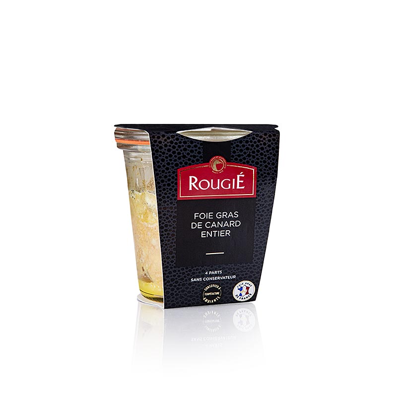 Duck foie gras - Entier, 100% foie gras, rougie - 180g - Glass