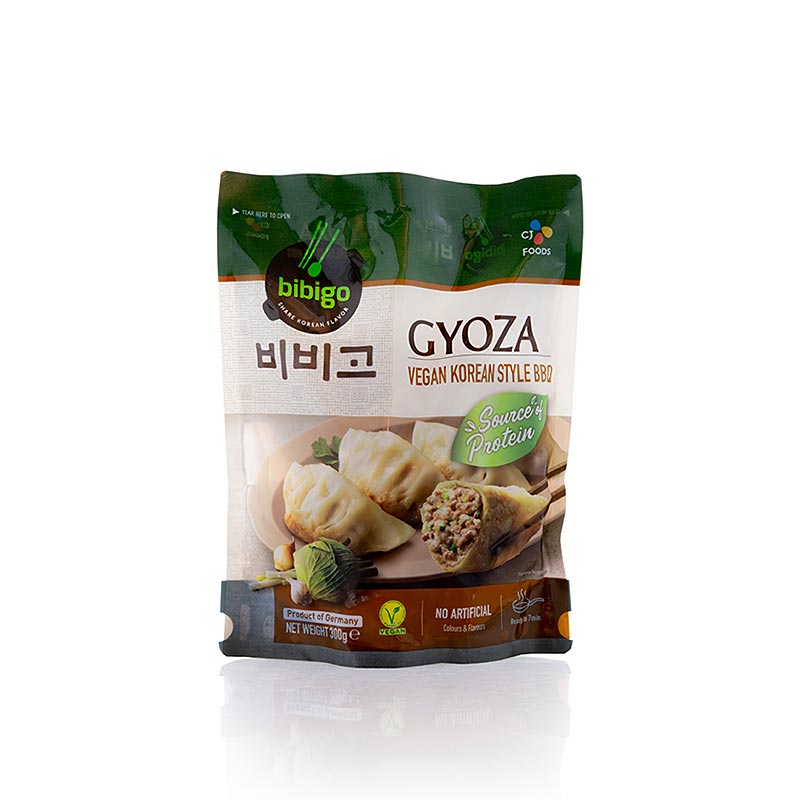 Wonton - Gyoza Korean BBQ, vegansk (Dim Sum), Bibigo - 300 g - taske