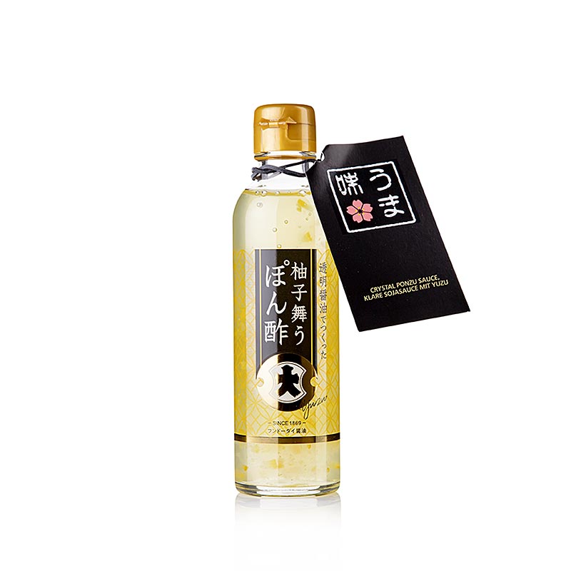 Crystal Ponzu Sauce, heldere sojasaus met yuzu, Fundodai, Japan - 200ml - Fles