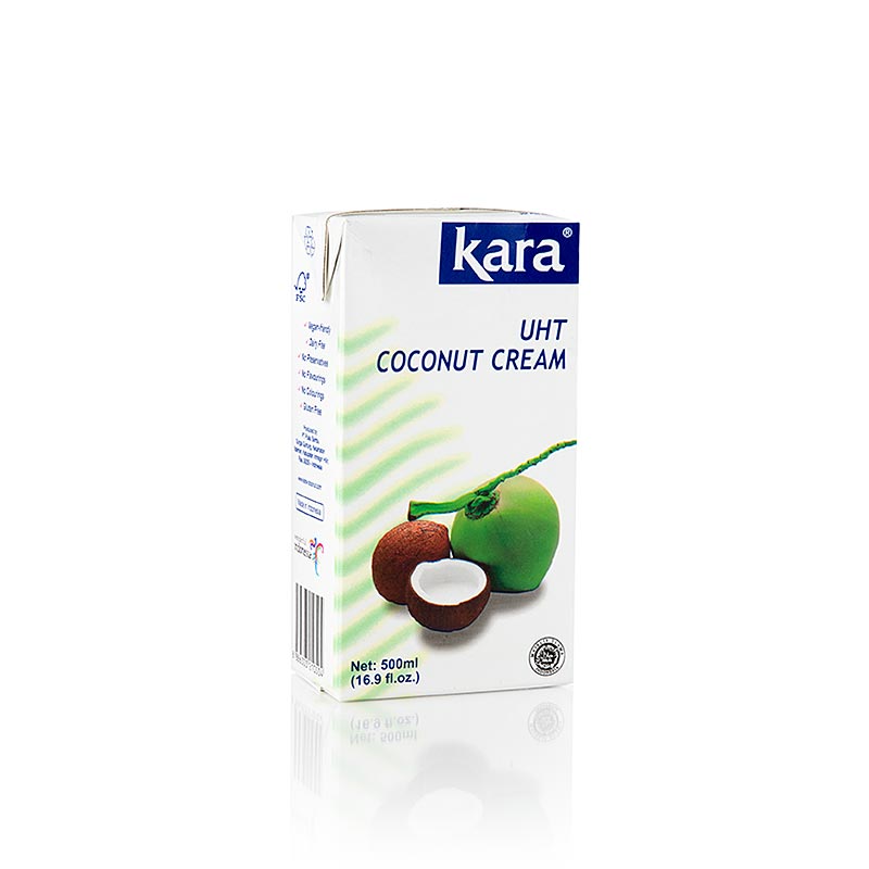 Creme de coco, 24% matiere grasse, Kara - 500 ml - Pack Tetra