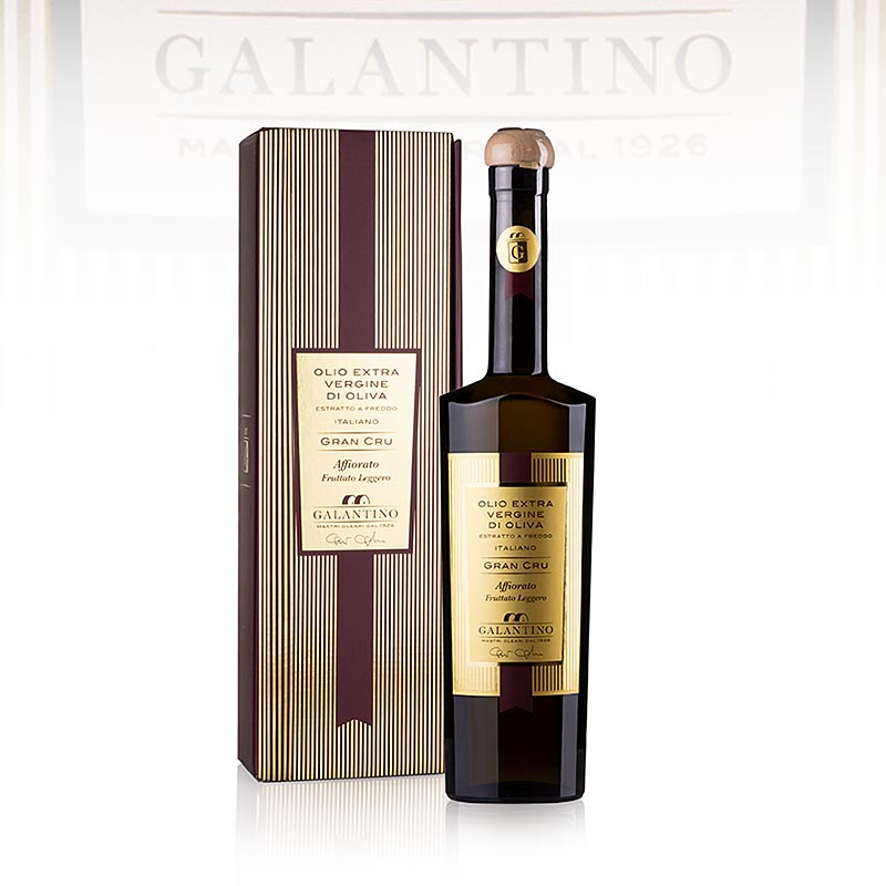 Extra vierge olijfolie, Galantino Gran Cru Affiorato, subtiel fruitig - 500 ml - fles