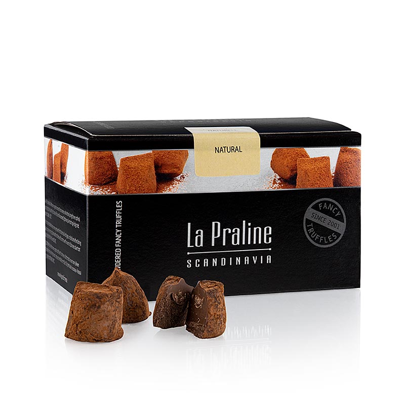 La Praline Fancy Trøfler, naturlig chokolade konfekture, Sverige - 200 g - boks