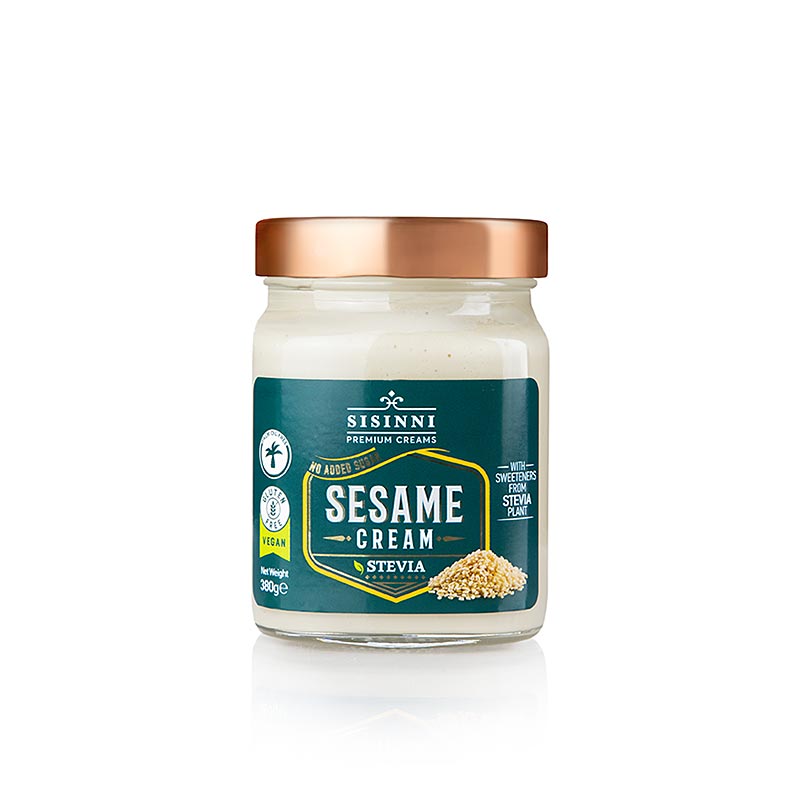 Creme de sesame, a la stevia, Sisinni - 380g - Verre