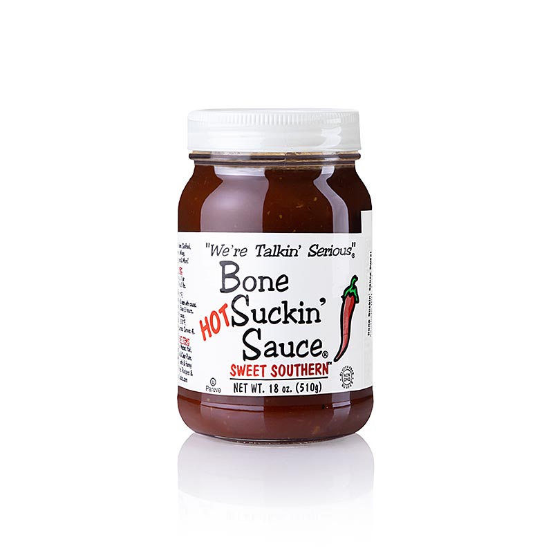 Bone Suckin` Sauce, Sweet Southern SPICY, Ford`s Food - 410ml - Glass