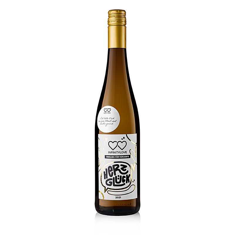 2021 Riesling Infinity Love Herzgluck, demi-sec, 13% vol., Tina Pfaffmann - 750 ml - Bouteille