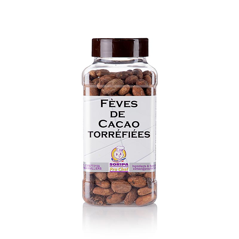 Feves de cacao Grue, torrefiees et entieres, Soripa - 500g - peut