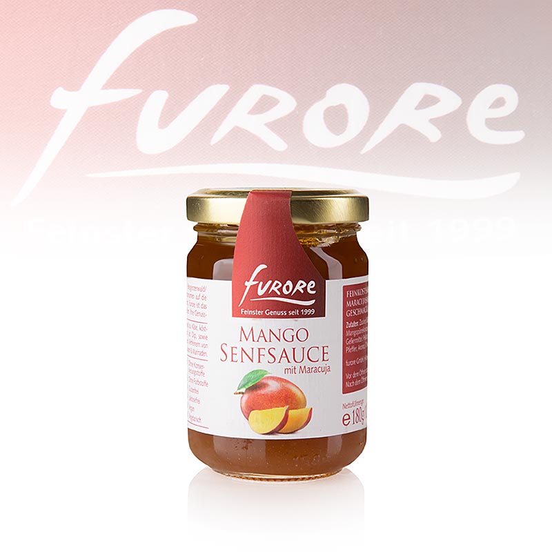 Furore - sauce mangue-passion-moutarde - 130 ml - Verre