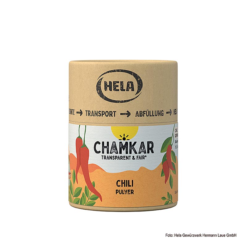 HELA Chamkar - Poudre de piment - 80g - boîte à arômes