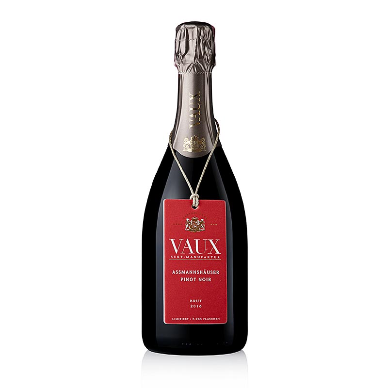 2016 Assmnannshäuser Pinto Noir Reserve, brut sparkling wine, 12.5% vol., Vaux Castle - 750ml - Bottle