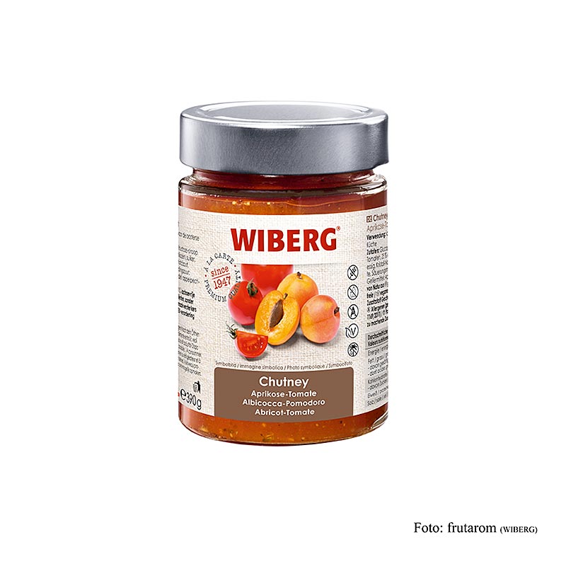 WIBERG Chutney Abricot-Tomate - 390g - Verre