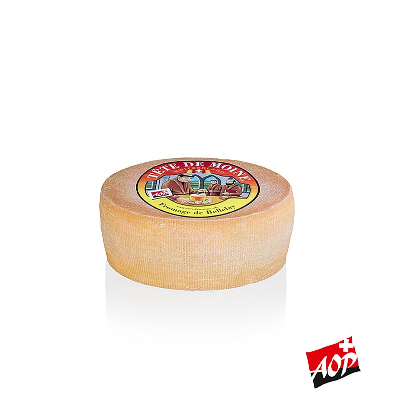 Mönchskopfkäse - Tete de Moine AOP, halber Laib - ca.400 g - Vakuum