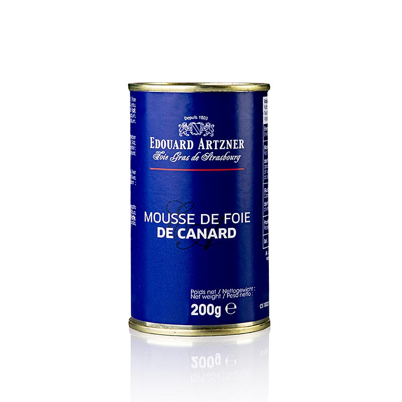 Duck foie gras mousse, Arztner - 200 g - can