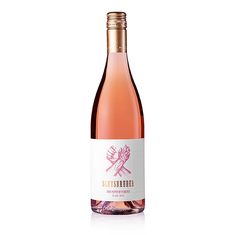 2022 blodbror rosevin, tør, 12% vol., Karl May, økologisk - 750 ml - Flaske