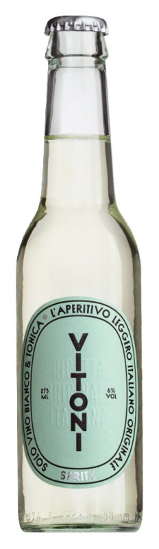 Vitoni Spritz Bianco, gearomatiseerde cocktail op wijnbasis, Vitoni - 275 ml - Fles