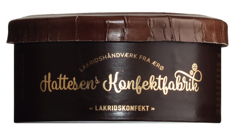 Lakridskonfekt Grand Cru, Lakritzkonfekt Schokolade, Hattesens Konfektfabrik - 125 g - Packung