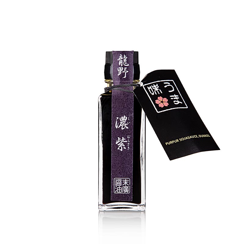 Sauce soja - Shoyu (Murasaki / Crimson), Noir (Sandanshikomi), Shizen no Aji - 100ml - bouteille