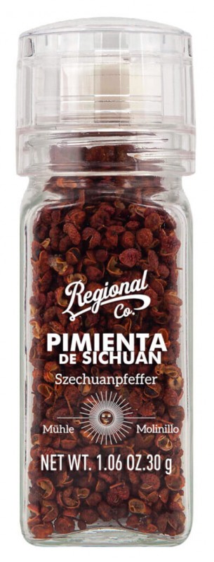 Sichuan Pepper, Szechuan Pepper, Mill, Regional Co - 30g - Piece