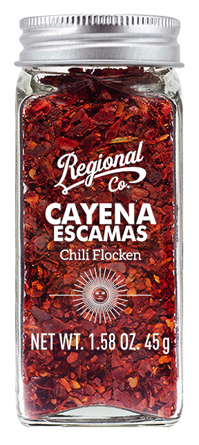 Cayena Escamas, Chilli Flocken, Regional Co. - 45 g - Stück