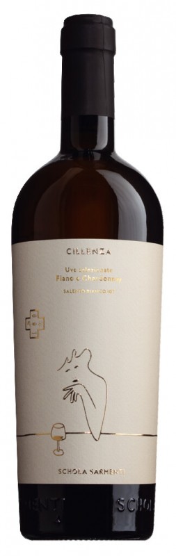 Bianco Salento IGT Cillenza, Weißwein / Fiano e Chardonnay, Schola Sarmenti - 0,75 l - Flasche