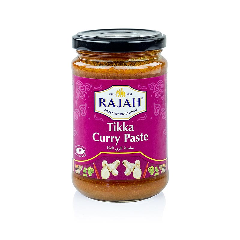 Tikka-pasta, Rajah - 300 g - Glass