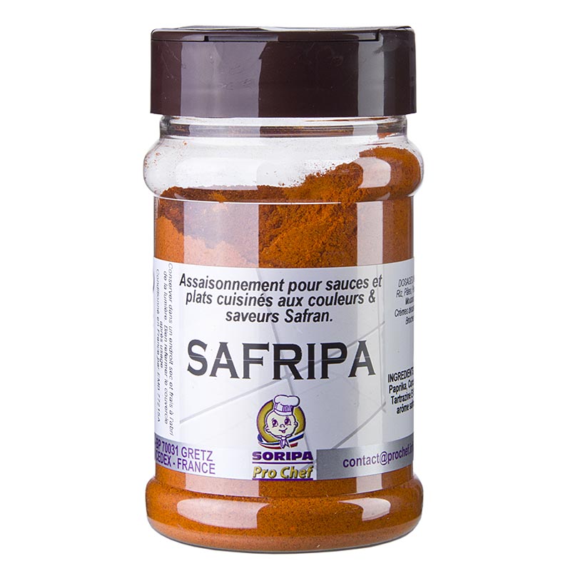 Safripa - mistura de aromas de acafrao, com paprica e curcuma - 170g - espalhador