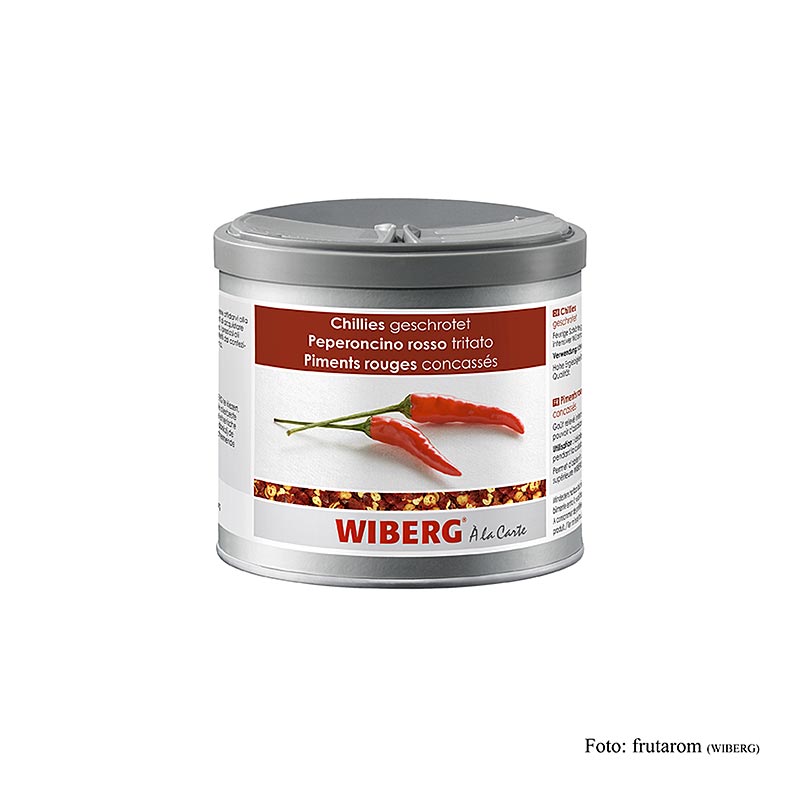 Cili Wiberg, dikisar (chilli flakes) - 190g - Aroma selamat