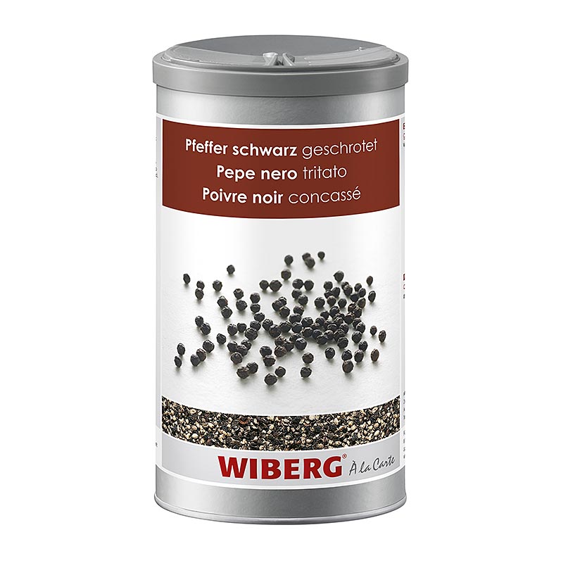 Wiberg svartpeppar, krossad - 515g - Aroma saker