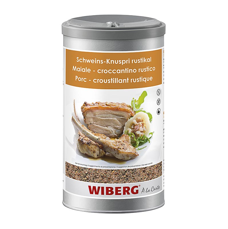 Wiberg flask krispigt rustikt, kryddat salt - 880 g - Aroma saker