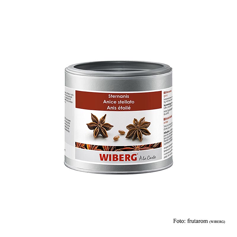 Anice stellato Wiberg intero - 95 g - Aroma sicuro