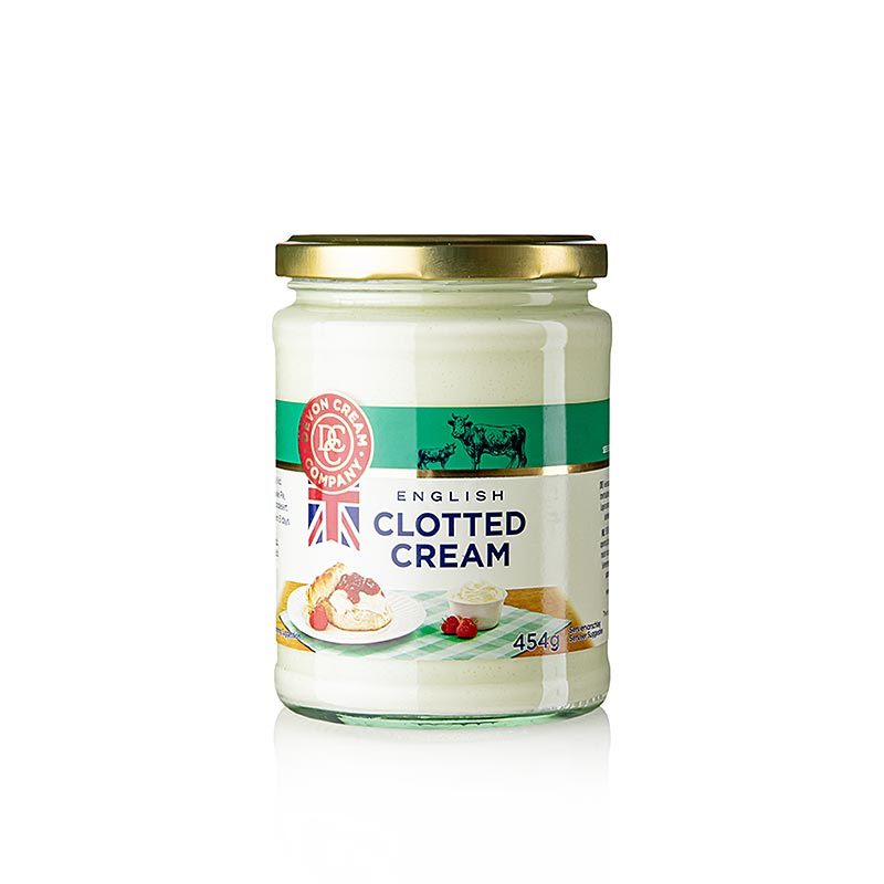 Crema coagulada anglesa, crema solida, 55% de greix - 454 g - Vidre