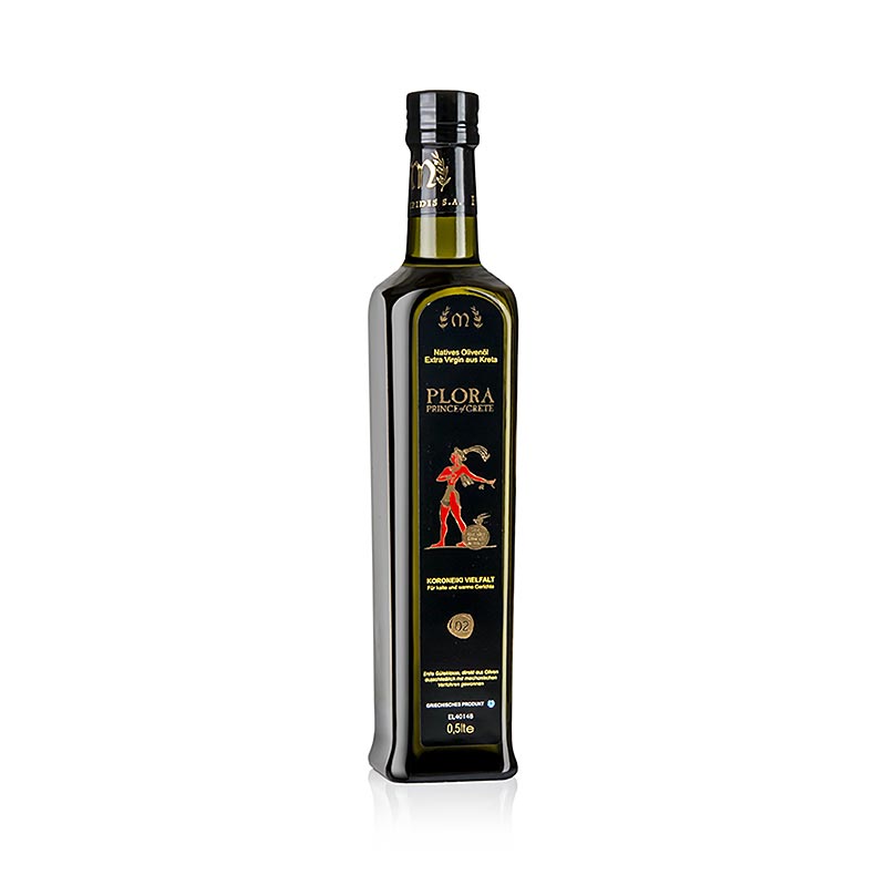 Aceite de oliva virgen extra, Plora Principe de Creta, Creta - 500ml - Botella