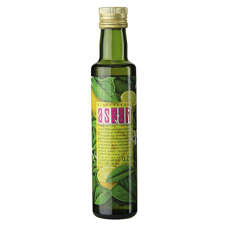 Extra virgin olivolja, Asfar med citronolja, Spanien - 250 ml - Flaska