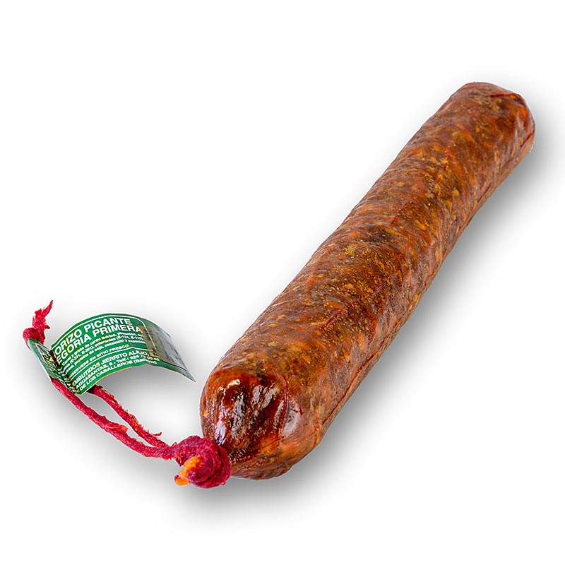 Chorizo Picante, salsiccia intera, di maiale iberico - circa 400 g - vuoto