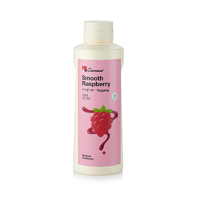 Toppingnya adalah Raspberry Carma - 1kg - botol PE