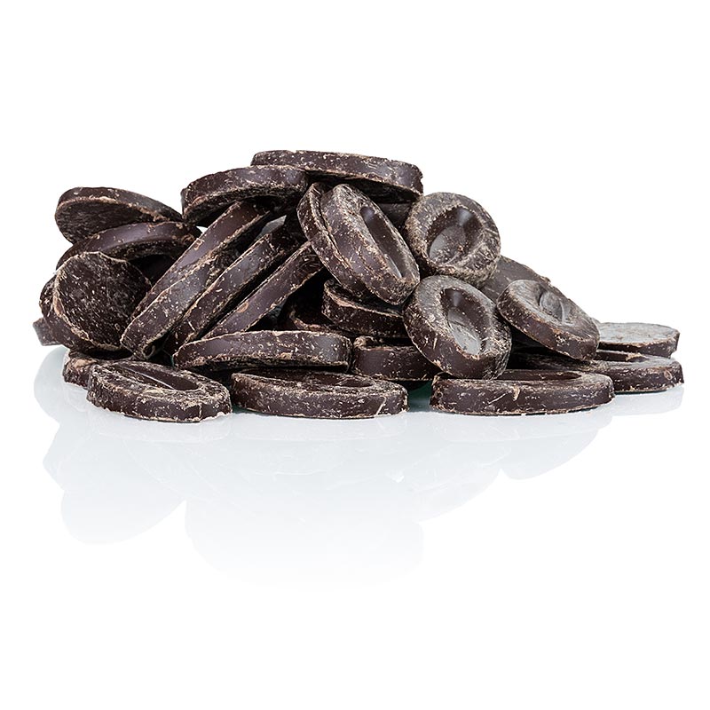 Valrhona Equatoriale Noire, dark couverture sebagai callet, 55% kakao - 3kg - tas