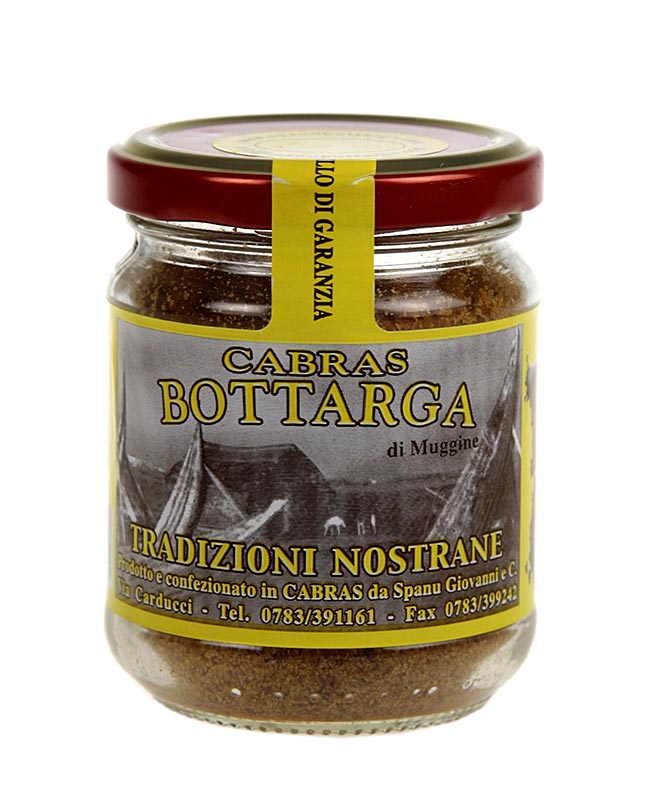 Bottarga di Muggine - telur belanak tanah, Italia - 70 gram - Kaca