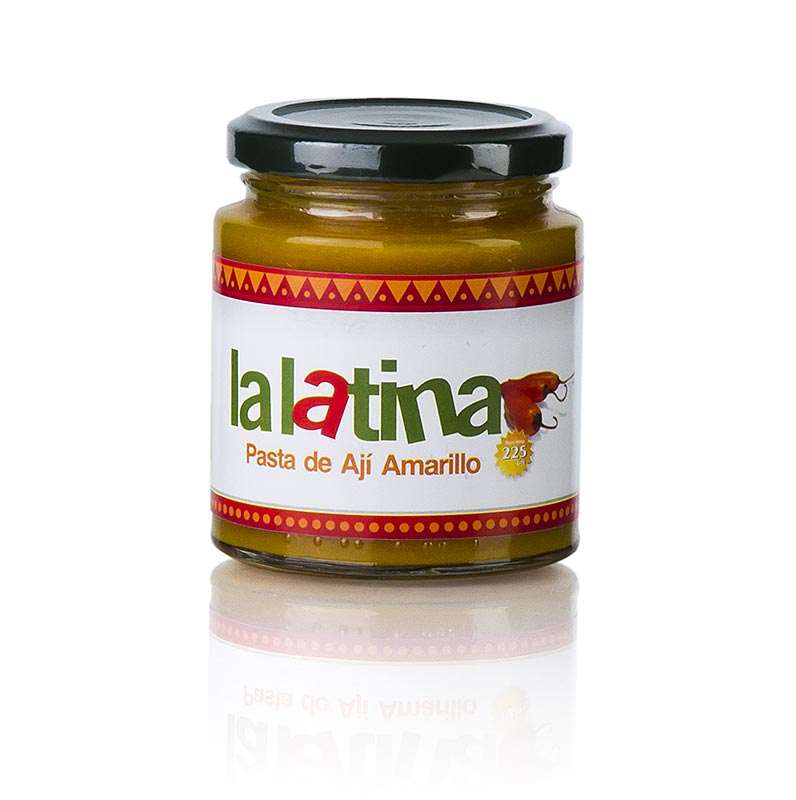 Pasta de chile amarillo, Pasta de Aji Amarillo - lalatina de Peru - 225g - Vaso