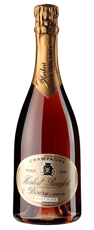 Champagne Herbert Beaufort Rose Grand Cru, brut, 12% vol. - 750 ml - Ampolla