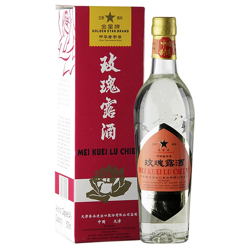 Liker me petal trendafili - Mei Kuei Lu Chiew, 54% vol. - 500 ml - Shishe