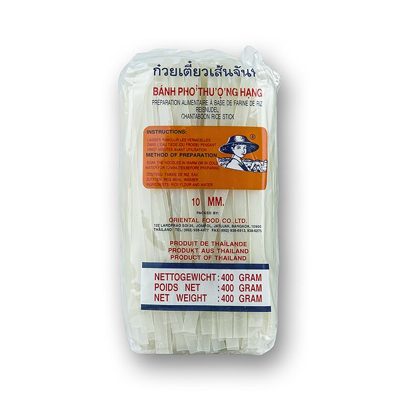 Tagliatelle de arroz, 10 mm de ancho - 400g - bolsa