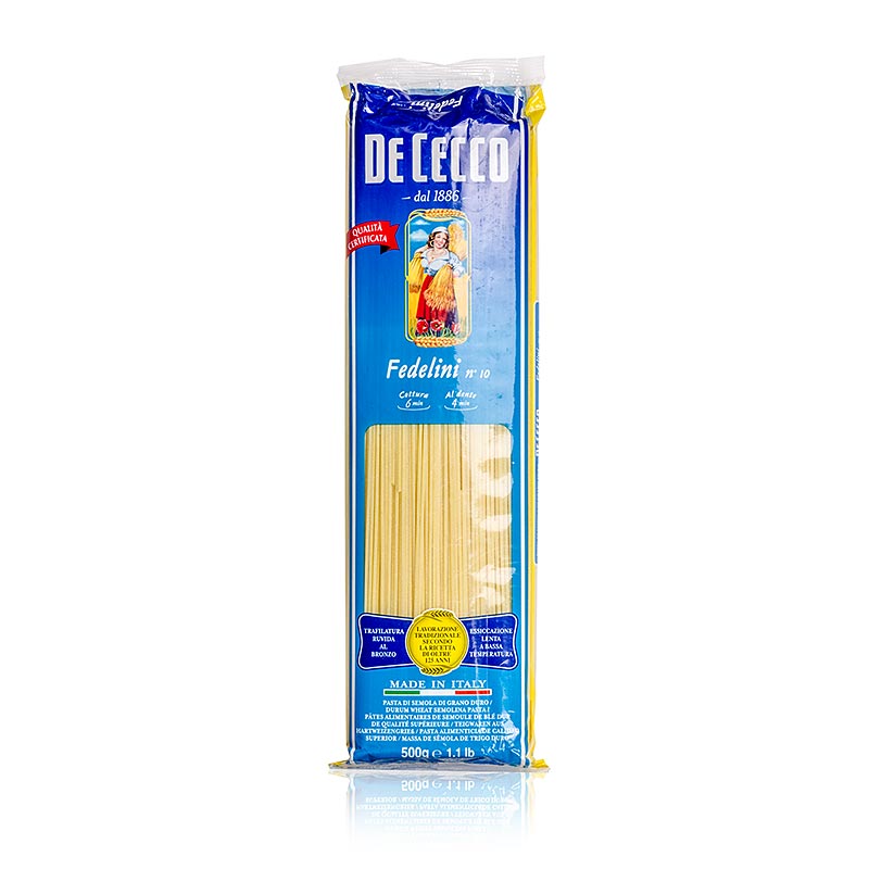 De Cecco Fedelini, n.10 - 500 g - Borsa