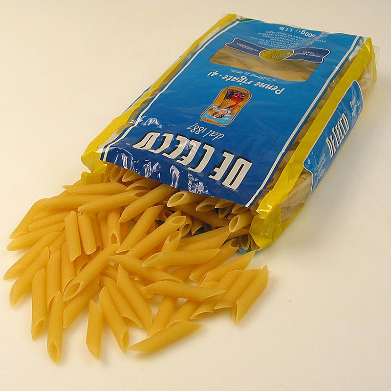 Penne Rigate de Cecco, n. 41 - 12 kg, 24 x 500 g - Cartulina