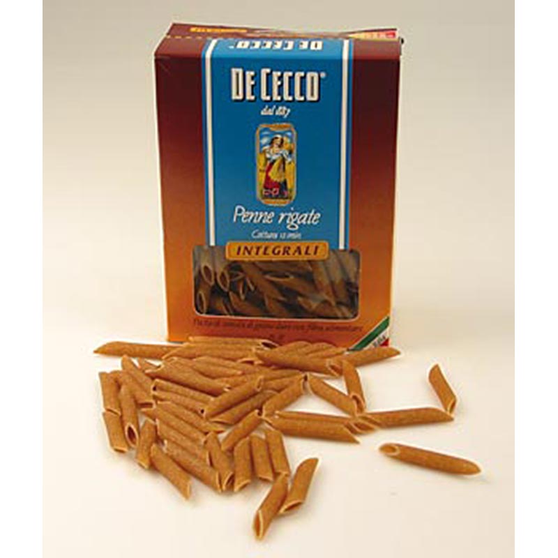 Penne Rigate de grano entero De Cecco, n. 41 - 6 kg, 12 x 500 g - Cartulina